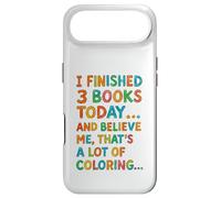 J'Ai terminé 3 Livres Aujourd'hui Funny Coloring Meme Design Coque pour iPhone Air