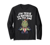 J'Ai Testé La Maturité J'Ai Pas Aimé Dinosaure Drôle Manche Longue