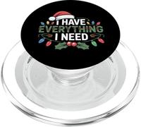 J'ai tout ce dont j'ai besoin Sweet Couple Christmas PopSockets PopGrip pour MagSafe