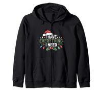 J'ai tout ce dont j'ai besoin Sweet Couple Christmas Sweat à Capuche