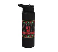 J'ai tout pour Noël Je suis tout ce qui est moche Stainless Steel Insulated Water Bottle