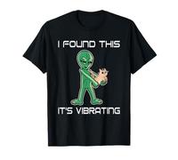 J'ai Trouvé Ça Ça Vibre Alien Chat T-Shirt
