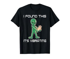 J'ai Trouvé Ça Ça Vibre Alien Chat T-Shirt