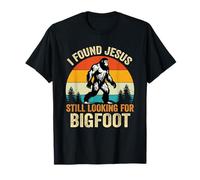 J'Ai trouvé Jésus Toujours à la Recherche de Bigfoot Retro Vintage T-Shirt