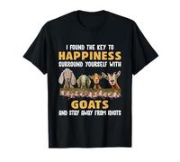 J'ai trouvé la clé du bonheur pour les amoureux des chèvres T-Shirt