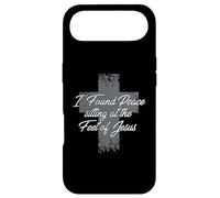 J'Ai trouvé la Paix en m'asseyant aux Pieds de Jésus Christian Coque pour iPhone Air