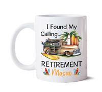 J'Ai Trouvé Ma Vocation : La Retraite Tasse À Café Céramique Tasse À Thé Durable Mug Idée Cadeau Pour Anniversaire Collègue Pâques 330 Ml