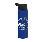 J'ai Trouvé Mon Âme Sœur - Amour Félin Chat Stainless Steel Insulated Water Bottle