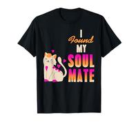 J'Ai trouvé Mon âme sœur Humour Chat Adorable Fan T-Shirt