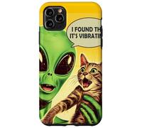 J'Ai trouvé Que c'était Un Chat Extraterrestre Vibrant Coque pour iPhone 11 Pro Max