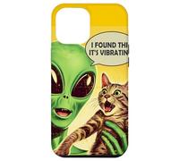 J'Ai trouvé Que c'était Un Chat Extraterrestre Vibrant Coque pour iPhone 12 Pro Max