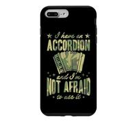 J'Ai Un accordéon et Je n'ai Pas Peur de l'utiliser Coque pour iPhone 7 Plus/8 Plus