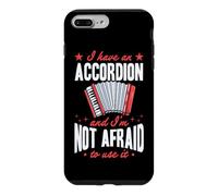 J'Ai Un accordéon et Je n'ai Pas Peur de l'utiliser Coque pour iPhone 7 Plus/8 Plus