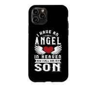 J'Ai Un Ange au Paradis et Je l'appelle « Souvenir de Mon Fils » Coque pour iPhone 11 Pro