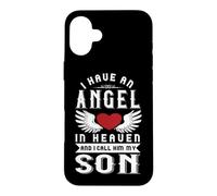J'Ai Un Ange au Paradis et Je l'appelle « Souvenir de Mon Fils » Coque pour iPhone 16 Plus
