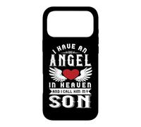 J'Ai Un Ange au Paradis et Je l'appelle « Souvenir de Mon Fils » Coque pour iPhone 17 Pro Max