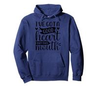 J'Ai Un Bon cœur mais Cette Bouche Sweat à Capuche