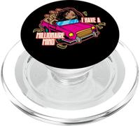 J'Ai Un Esprit Millionnaire Black Queen Fun Melanine Sista PopSockets PopGrip pour MagSafe