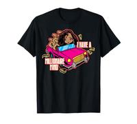 J'Ai Un Esprit Millionnaire Black Queen Fun Melanine Sista T-Shirt