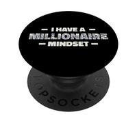 J'Ai Un ÉTAT d'esprit DE Millionnaire MOTIVATIONNEL PopSockets PopGrip Adhésif