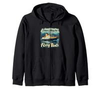 J'ai un faible pour les ferries, les navires de mer, les capitaines et les motomarines. Sweat à Capuche