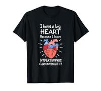 J'Ai Un Grand cœur Parce Que J'Ai Une cardiomyopathie hypertrophique T-Shirt