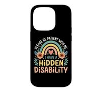 J'Ai Un Handicap Invisible Sensibilisation Médicale Coque pour iPhone 14 Pro