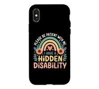 J'Ai Un Handicap Invisible Sensibilisation Médicale Coque pour iPhone X/XS