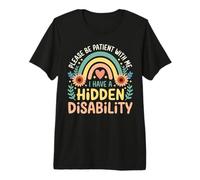 J'Ai Un Handicap Invisible Sensibilisation Médicale T-Shirt Haut de Gamme