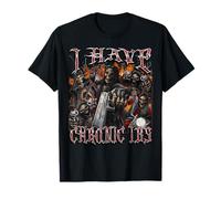 J'ai un IBS chronique Funny Hard Skeleton Meme Bootleg Graphic T-Shirt