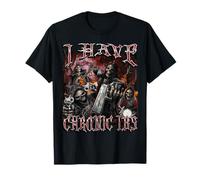 J'ai un IBS chronique Funny Hard Skeleton Meme Bootleg Graphic T-Shirt