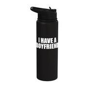 J'ai un petit ami Stainless Steel Insulated Water Bottle