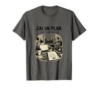 J'Ai Un Plan Il Est Pas Très Bon - Humour Bureau Travail T-Shirt