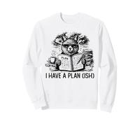 J'Ai Un Plan (Ish) Fox Stressed Work Chaos Sweatshirt