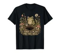 J'Ai Un Plan pour ce Trou Sarkasmus Frosch Gardening T-Shirt Graphique avec Valeur