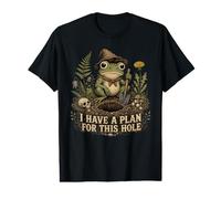 J'Ai Un Plan pour ce Trou Sarkasmus Frosch Gardening T-Shirt Graphique avec Valeur