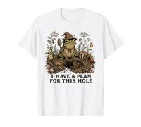 J'Ai Un Plan pour ce Trou Sarkasmus Frosch Gardening T-Shirt Graphique avec Valeur