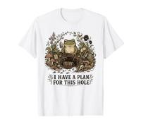 J'Ai Un Plan pour ce Trou Sarkasmus Frosch Gardening T-Shirt Graphique avec Valeur
