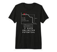 J'Ai Un potentiel illimité - Drôle de Physique et mathématiques T-Shirt Haut de Gamme