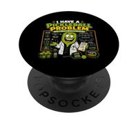 J'Ai Un problème de Pickleball Je ne Veux Pas de Solution PopSockets PopGrip Adhésif