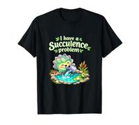 J'Ai Un problème de Succulence | Cottagecore Plant Parent T-Shirt