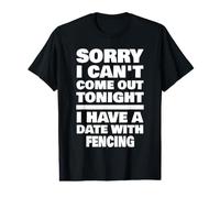J'Ai Un Rendez-Vous avec Fencing Saying Funny Fencer T-Shirt Graphique avec Valeur
