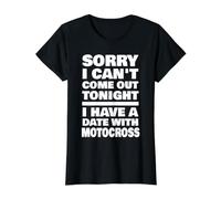 J'Ai Un Rendez-Vous avec Motocross Saying Funny Motocross Biker T-Shirt Graphique avec Valeur