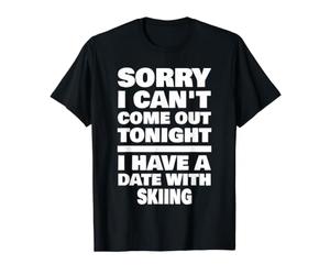 J'Ai Un Rendez-Vous avec Skiing Skier Funny Skier T-Shirt Graphique avec Valeur