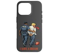 J'Ai Un rêve : la Police arrête Trump Contre Une Manifestation Coque pour iPhone 16 Pro