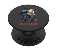 J'Ai Un rêve : la Police arrête Trump Contre Une Manifestation PopSockets PopGrip Adhésif