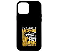 J'Ai Un Saxophone, Je n'ai Pas Peur de l'utiliser. Saxophone Amusant Coque pour iPhone 12 Pro Max