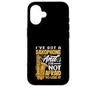 J'Ai Un Saxophone, Je n'ai Pas Peur de l'utiliser. Saxophone Amusant Coque pour iPhone 16