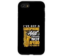 J'Ai Un Saxophone, Je n'ai Pas Peur de l'utiliser. Saxophone Amusant Coque pour iPhone SE (2020) / 7/8