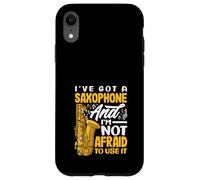 J'Ai Un Saxophone, Je n'ai Pas Peur de l'utiliser. Saxophone Amusant Coque pour iPhone XR